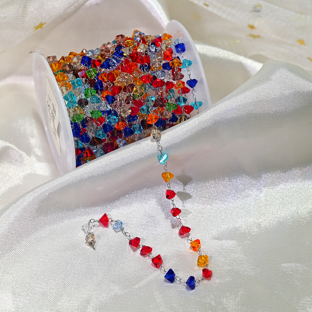 17:Lt050-silver chain mixed color