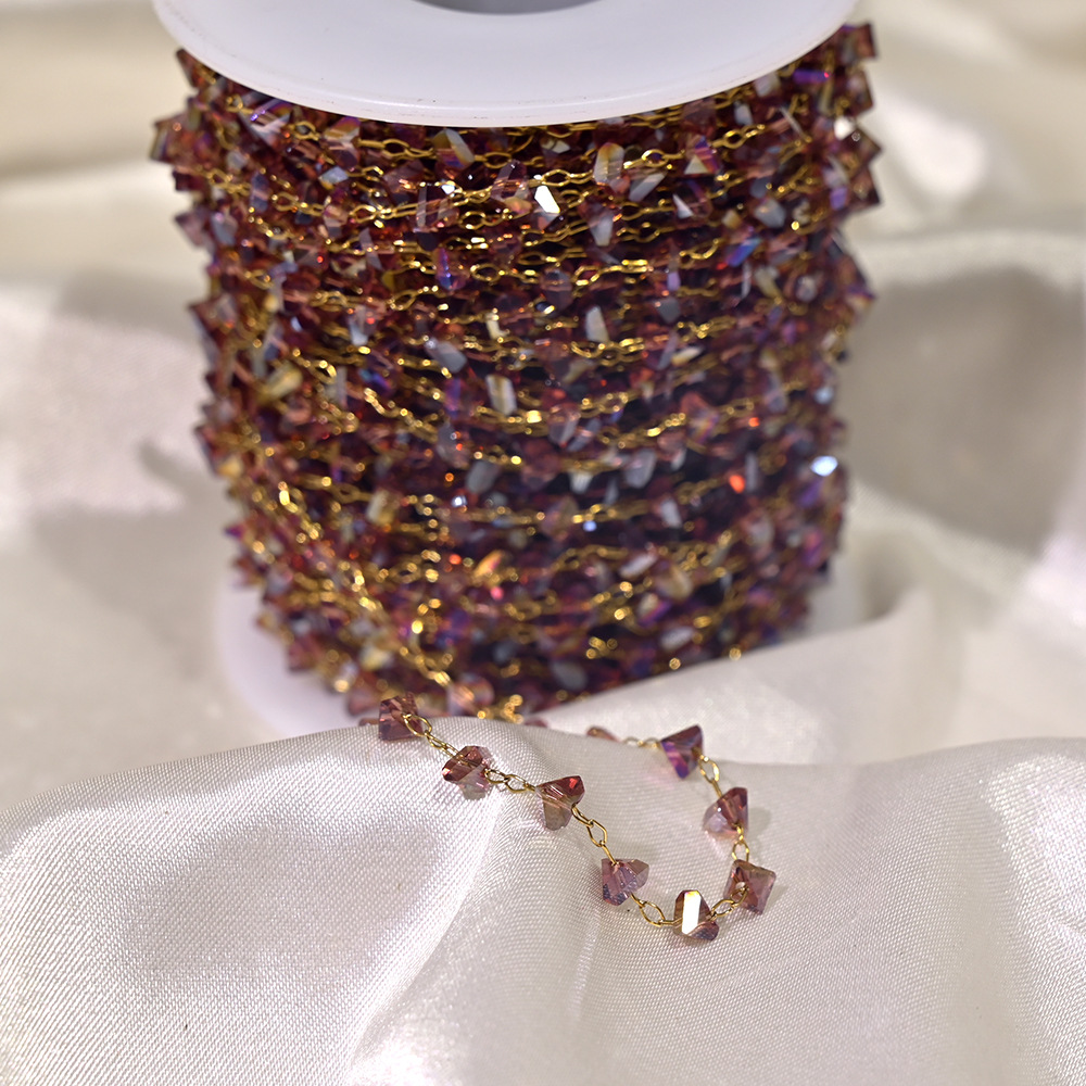 23:Lt056-gold chain purple