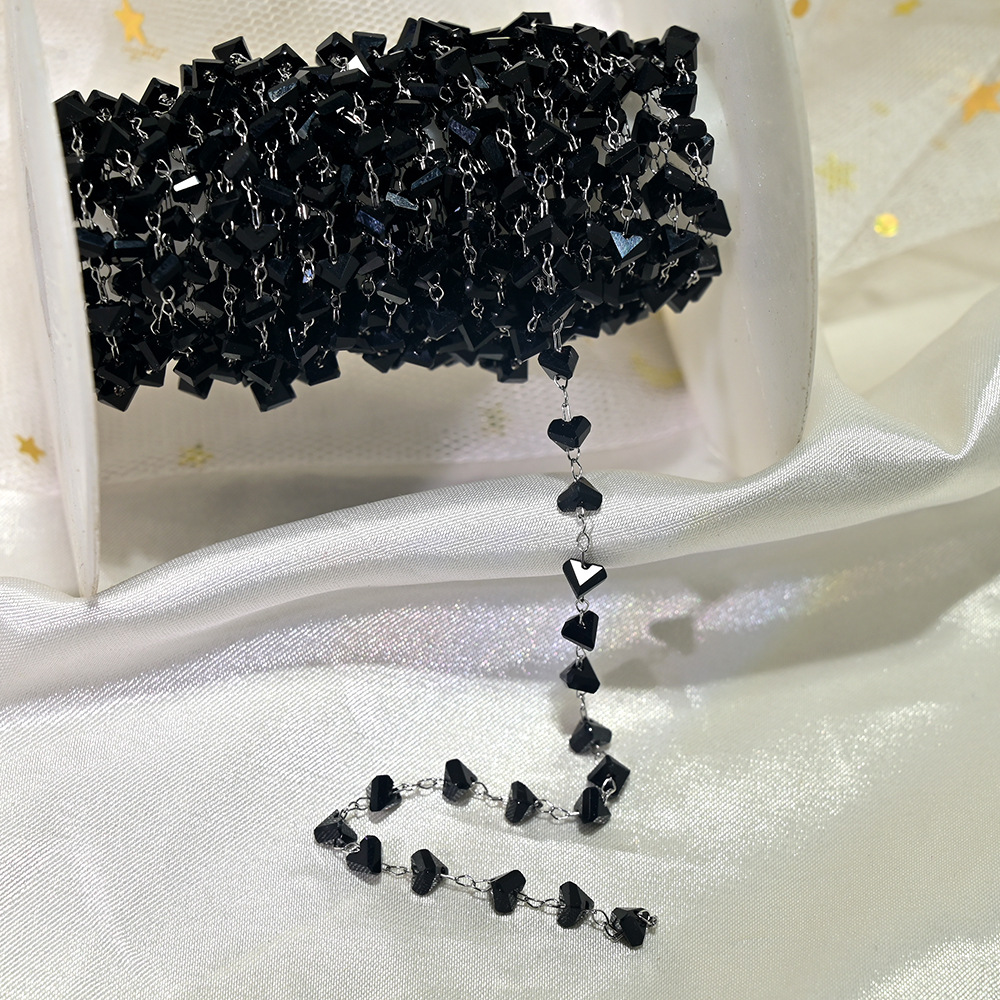 31:Lt064-silver chain black