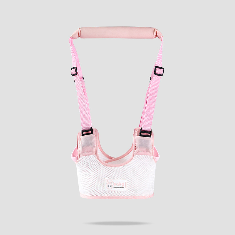 Upgraded rabbit logo mesh toddler belt pink lift   pull back
