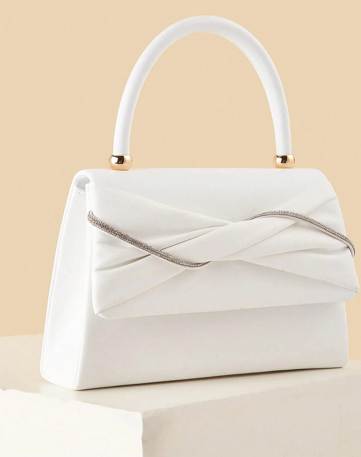 White-imitation leather