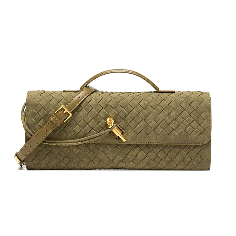 Frosted olive green