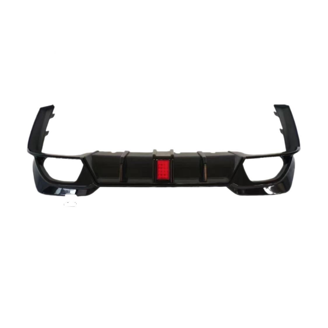 Competitive tail lip with light [glossy black]