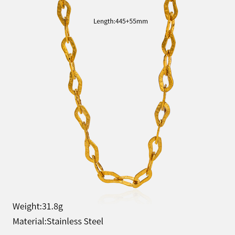 3:Gold necklace
