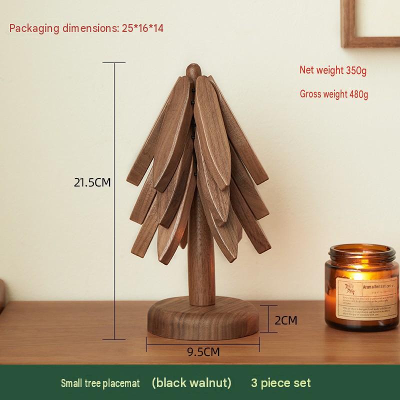 black walnut 3 pcs with holder