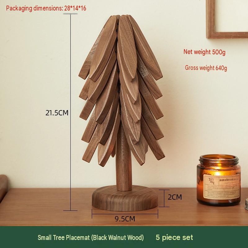 black walnut 5 pcs with holder
