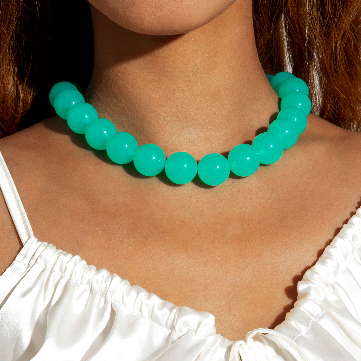 1:Dark green (beads 18mm)