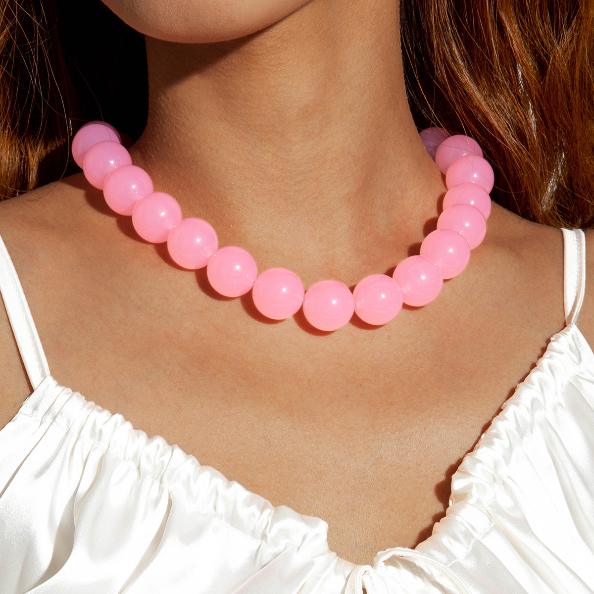 5:Pink (beads 18mm)