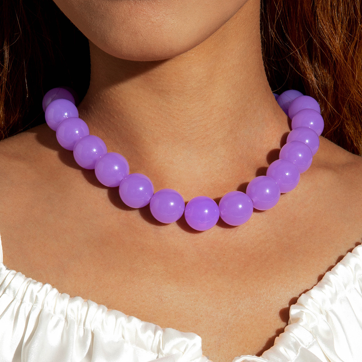 6:Purple (beads 18mm)