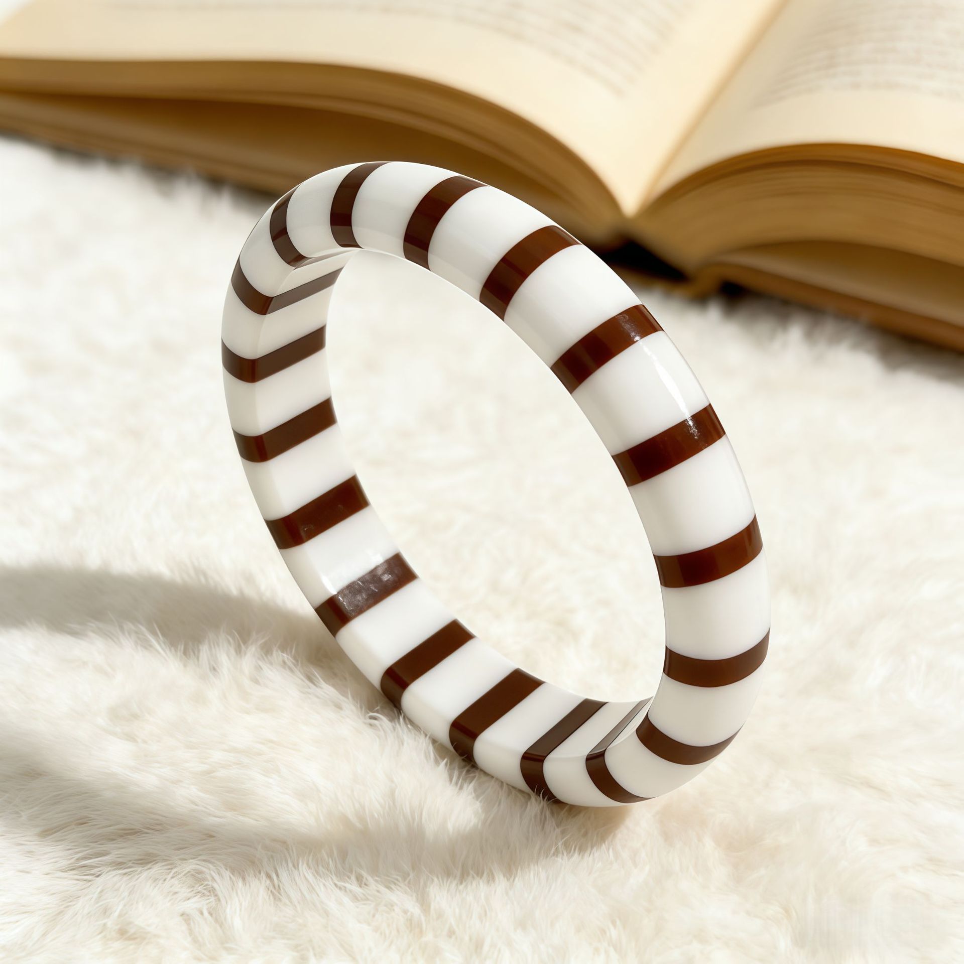 8:Thin ring coffee brown