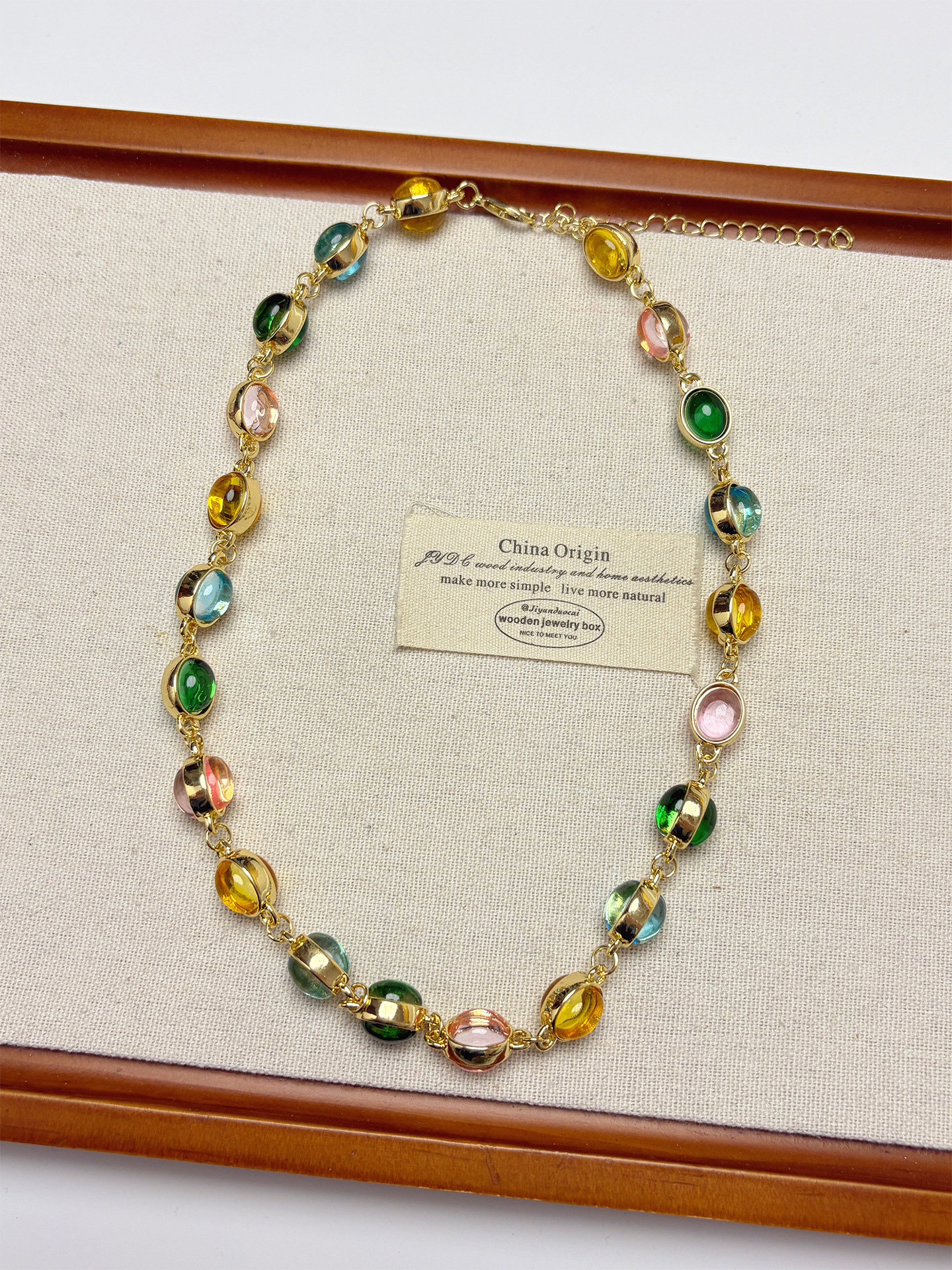 1:necklace 42cm with 8cm extender chain