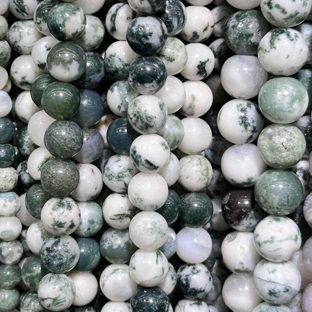 Dendritic Agate 4mm