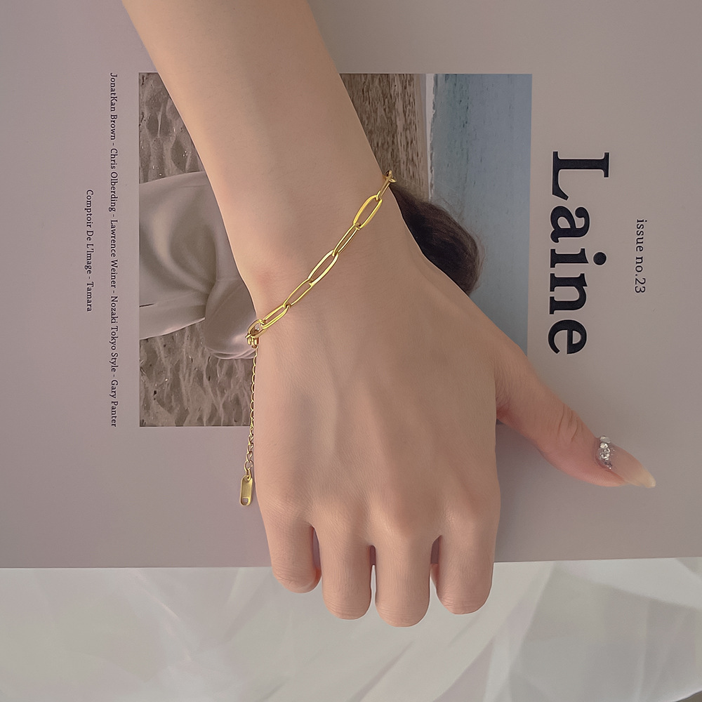 gold color bracelet 16cm and 5cm