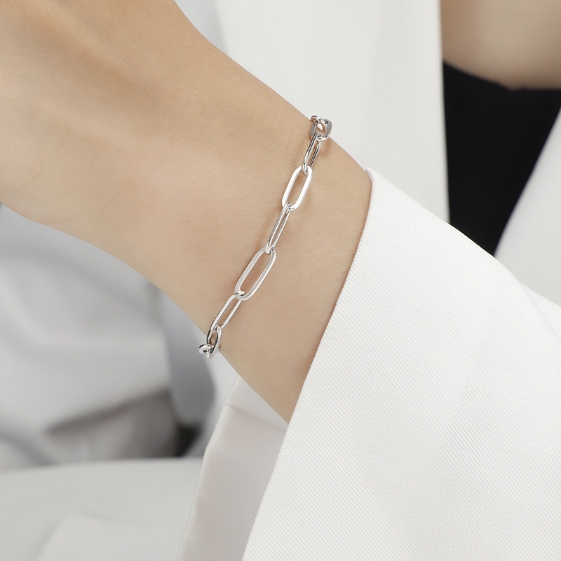 steel color bracelet 16cm and 5cm