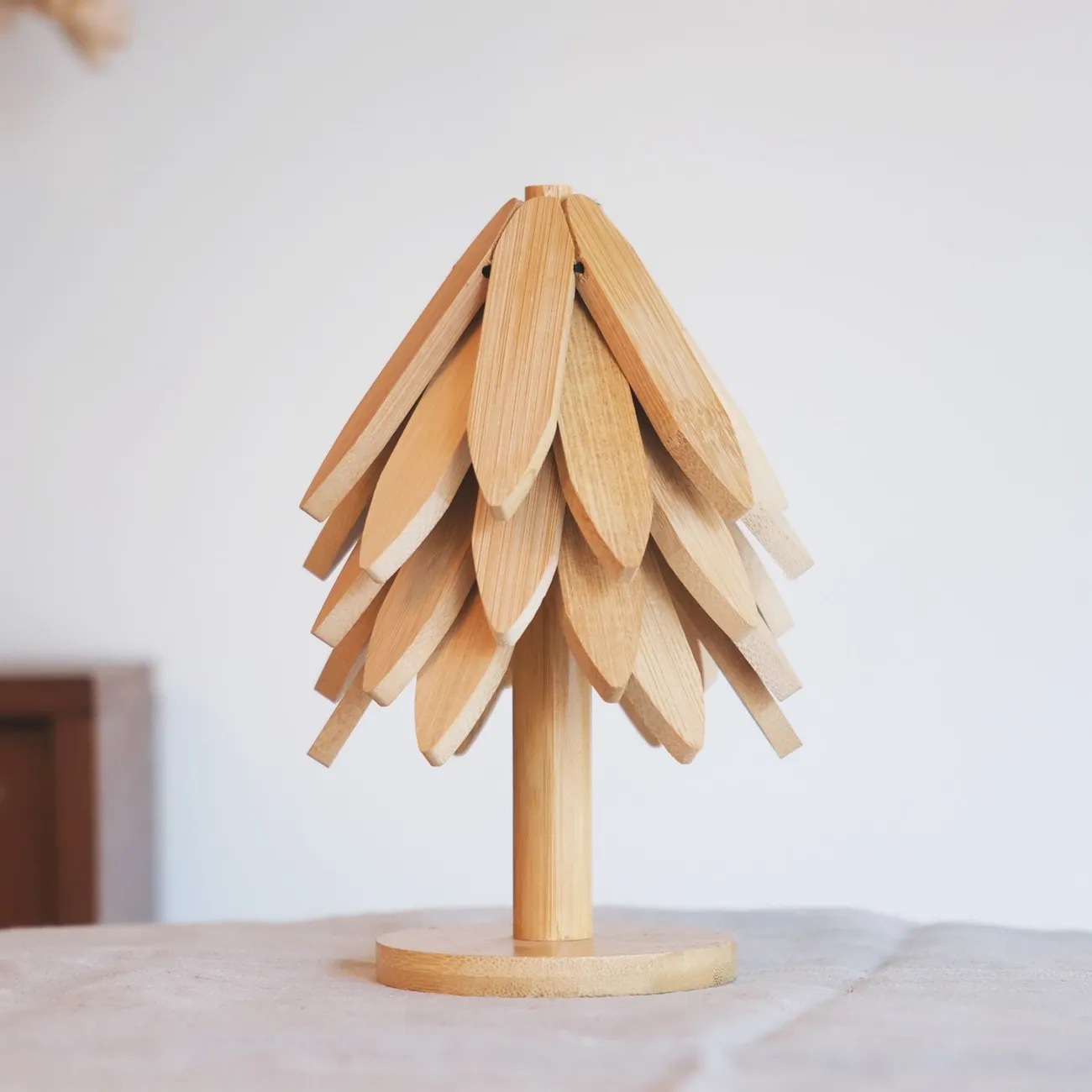 Willow leaf style wood color five layers