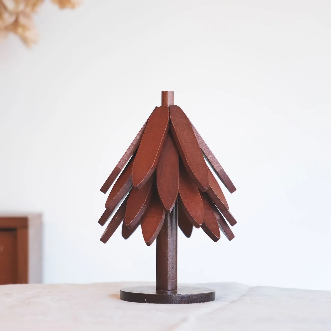 Willow leaf style walnut color four layers