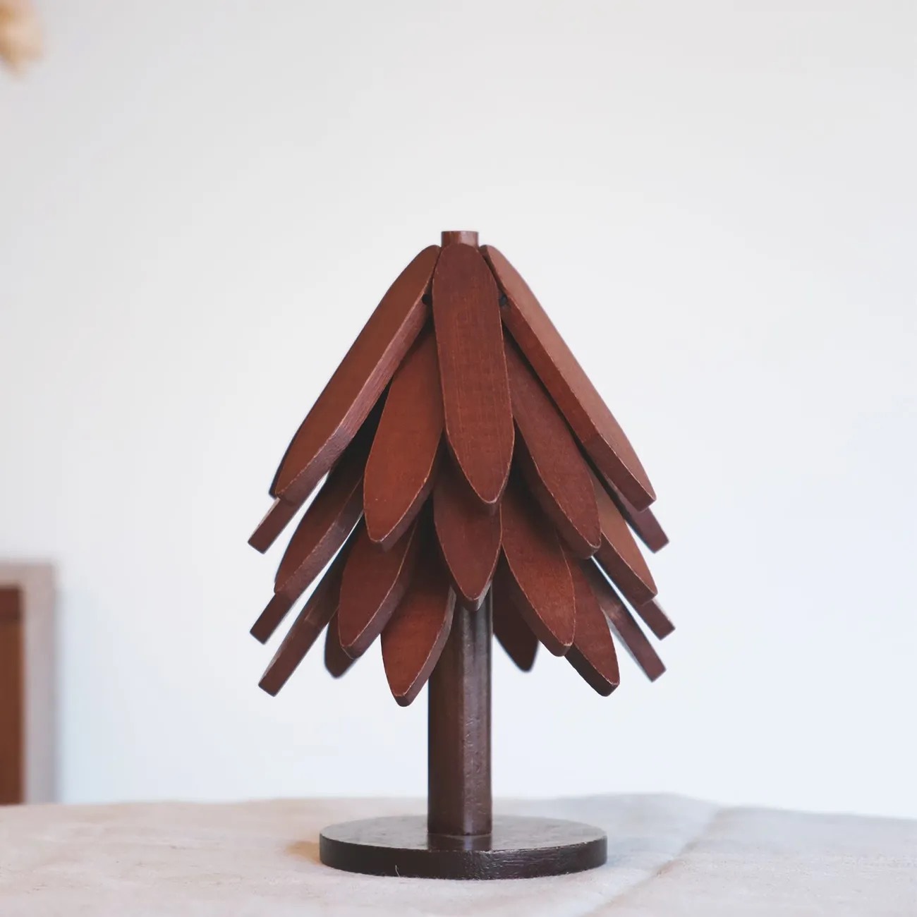 Willow leaf style walnut color five layers