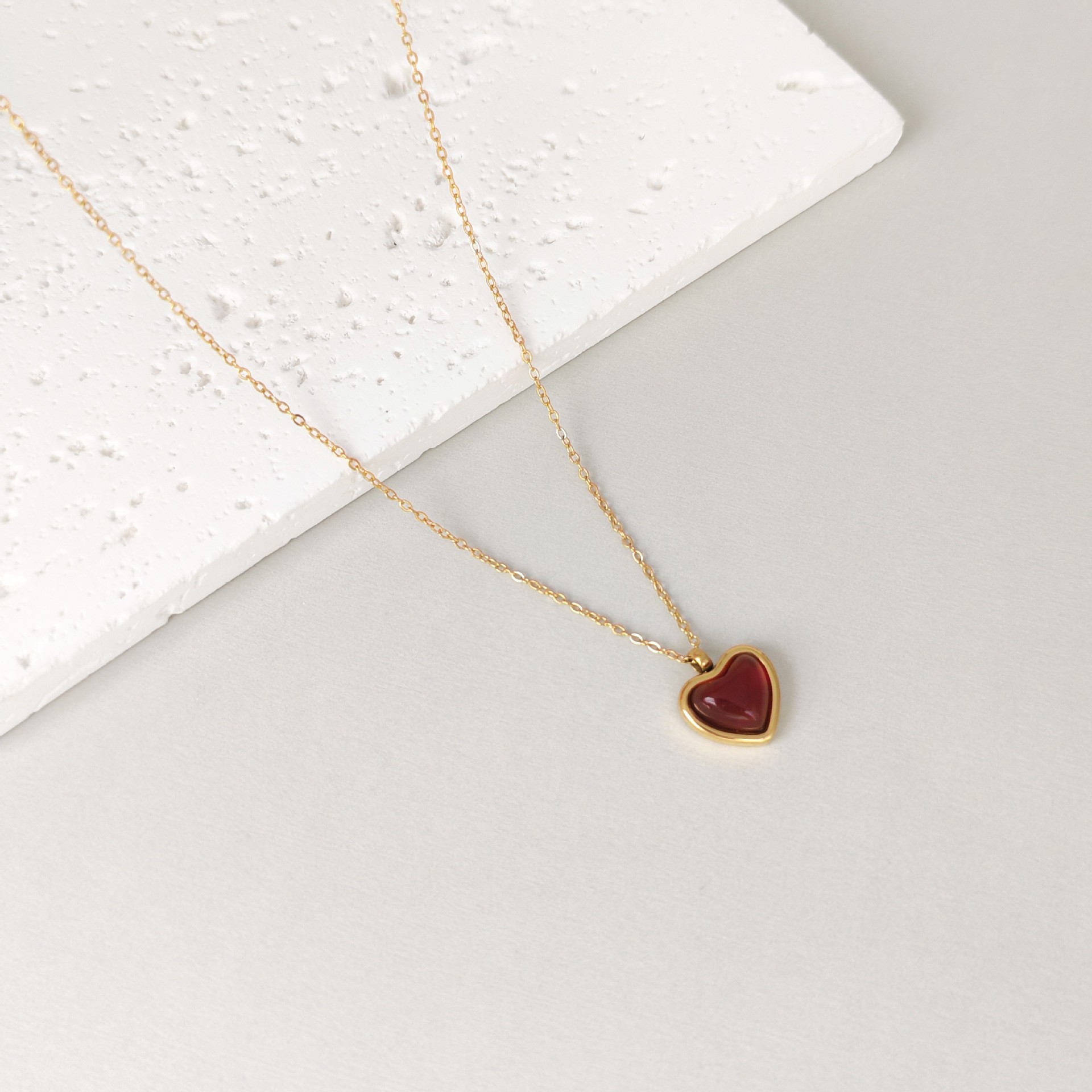 Golden red agate