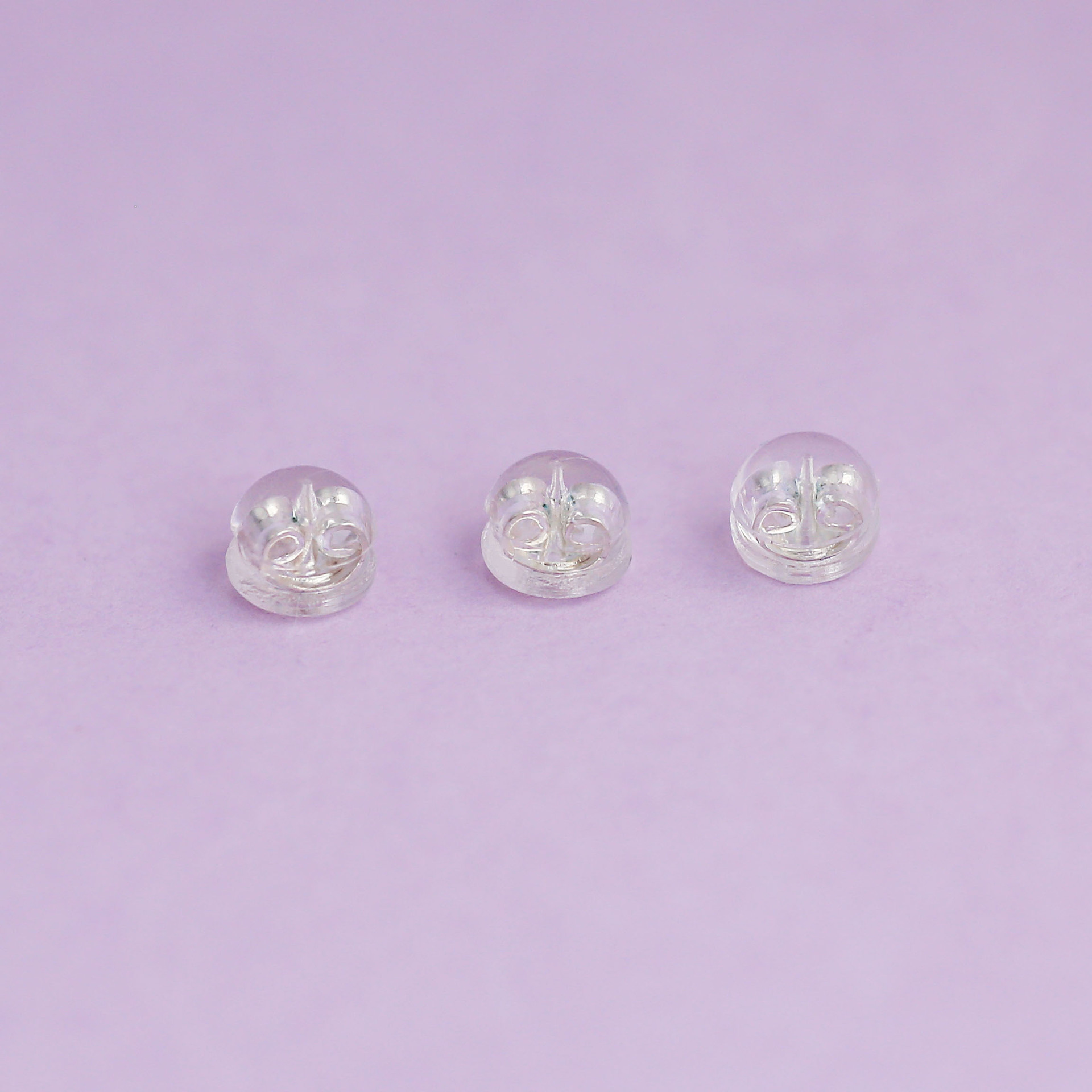 4:Thick silver plating color retention [5mm silicone earplugs]