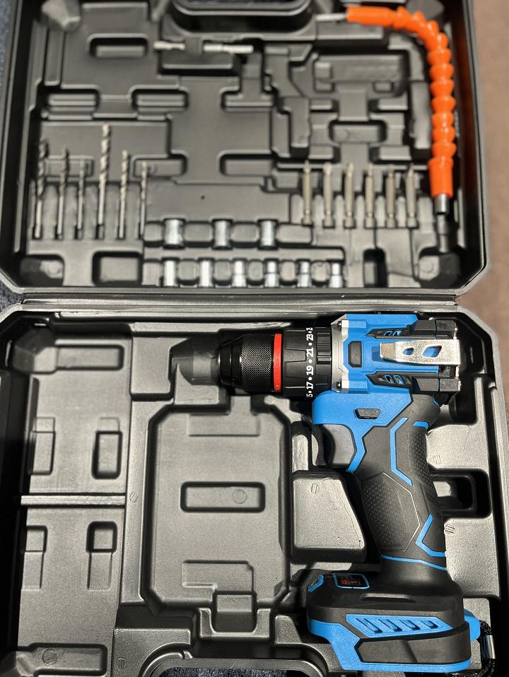 Impact Drill with 2 batteries and 1 charger