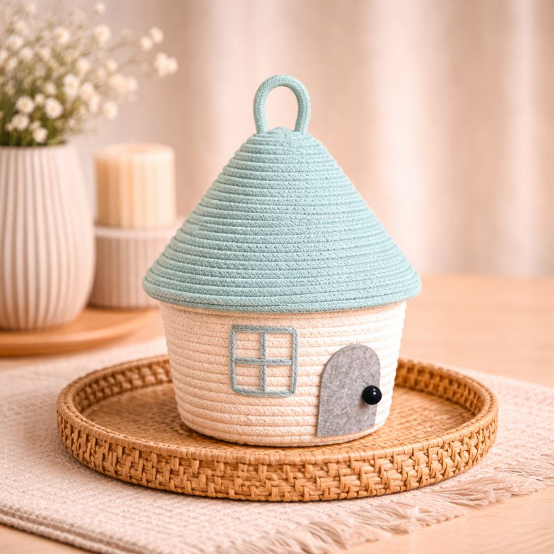 Light blue small door style