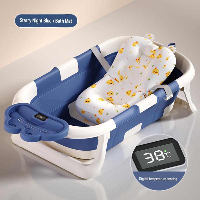 Temperature sensitive blue   bath mat