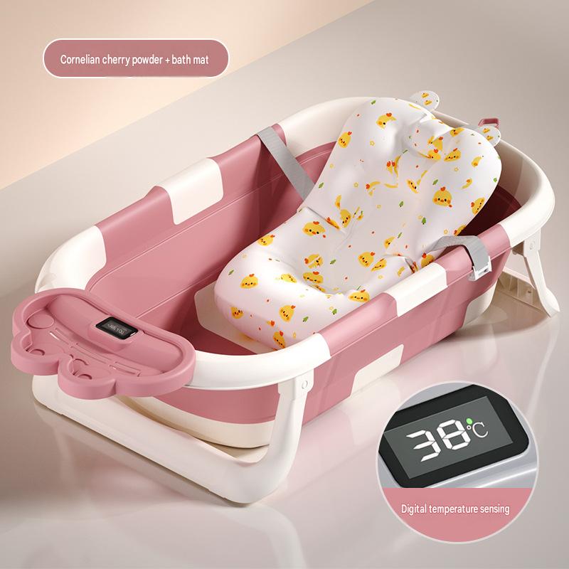Temperature sensitive pink   bath mat
