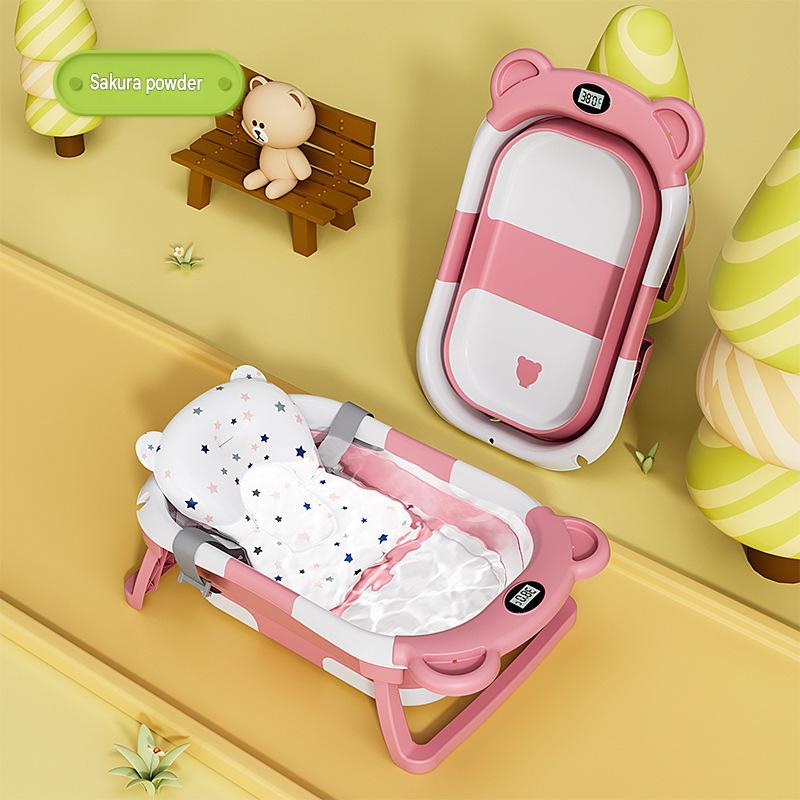 [Intelligent temperature sensing]-cherry pink with bath tools