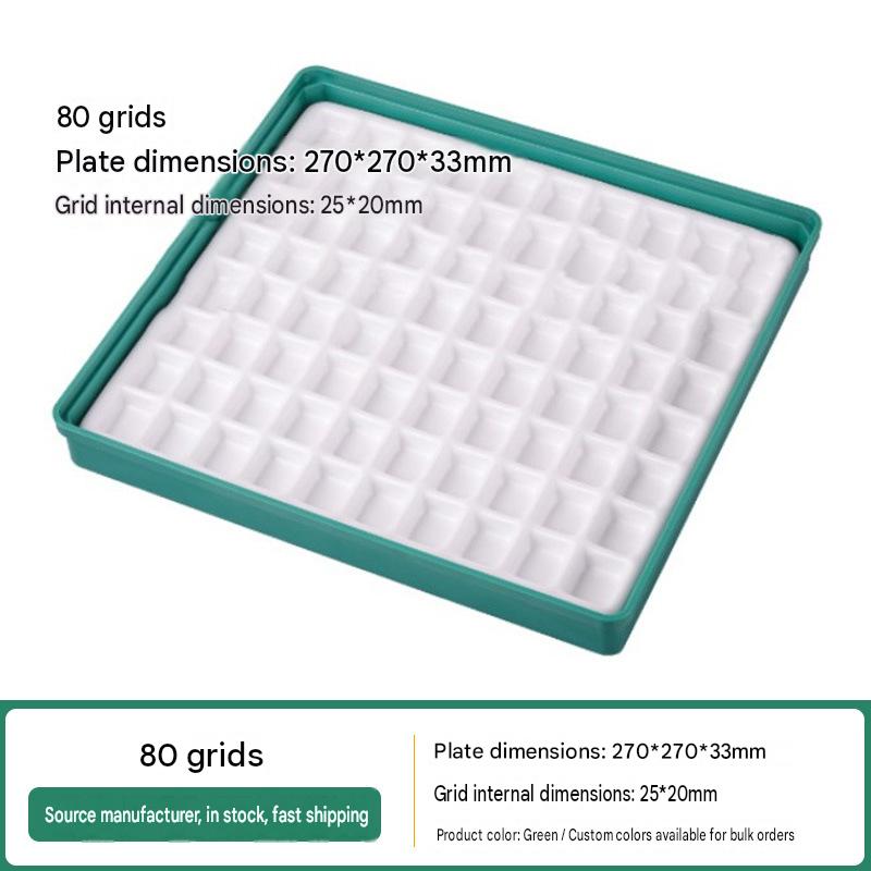 5:80-compartment plastic tray