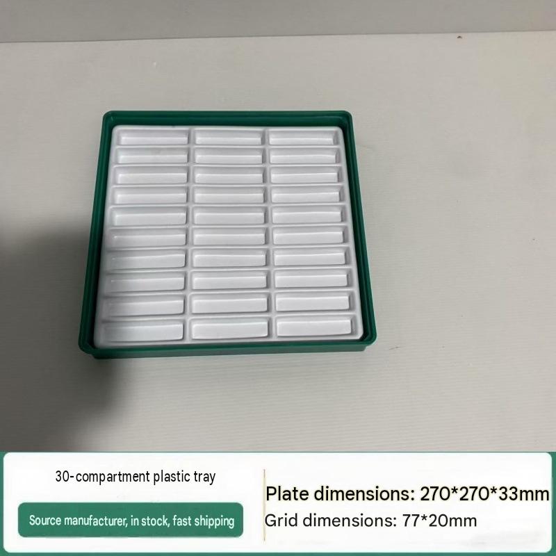 9:30-compartment plastic tray