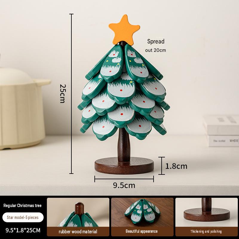 Green pointed five-layer star