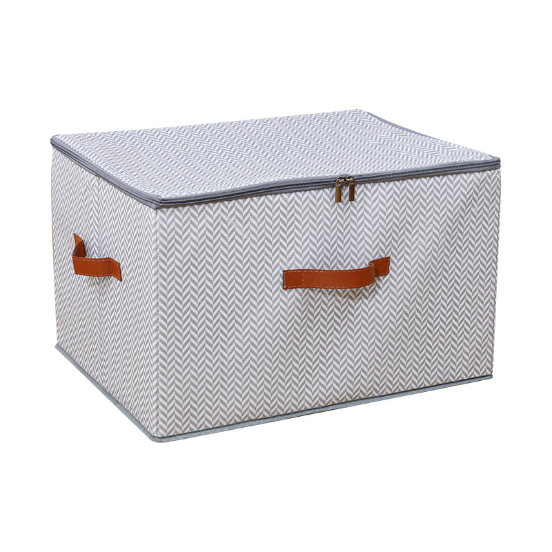 Herringbone zipper box