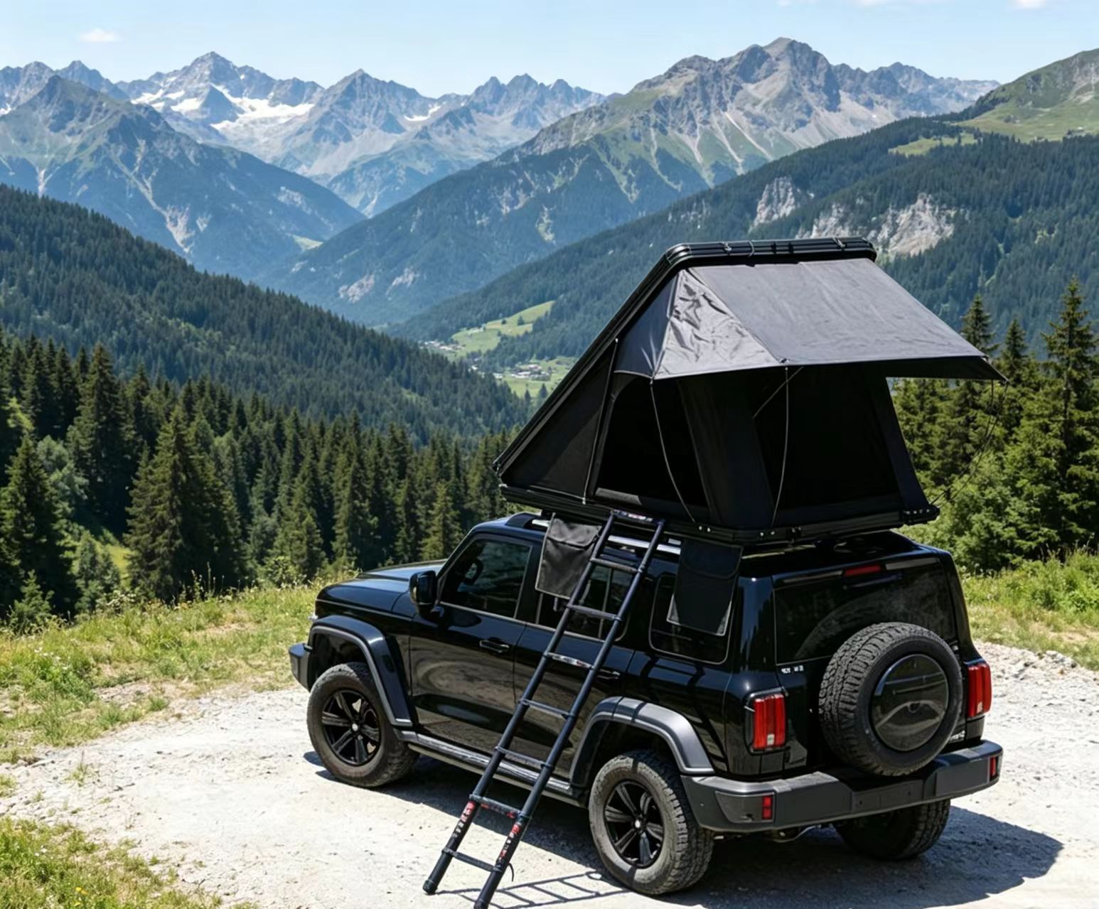 Conventional aluminum honeycomb triangle tent (large size)