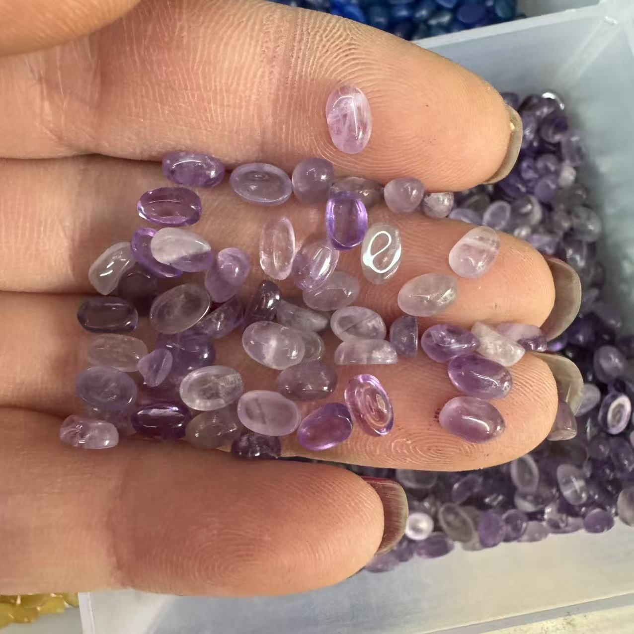 1:Amethyst 4*6mm