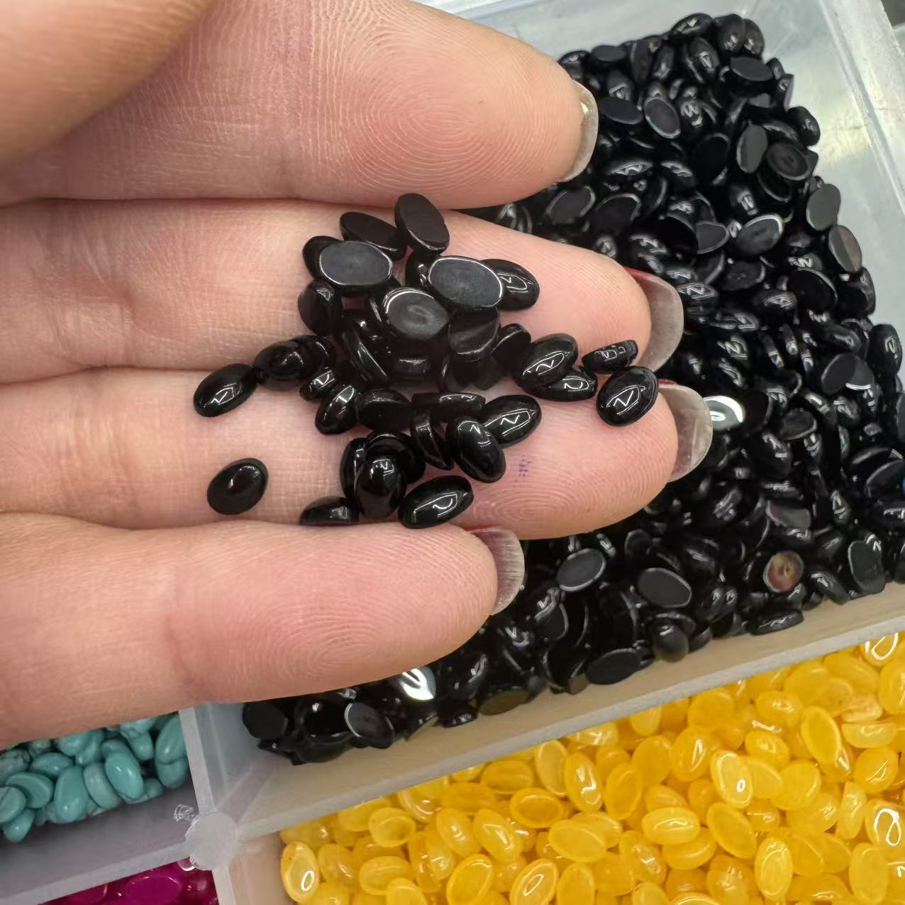 19:Obsidian 4*6mm