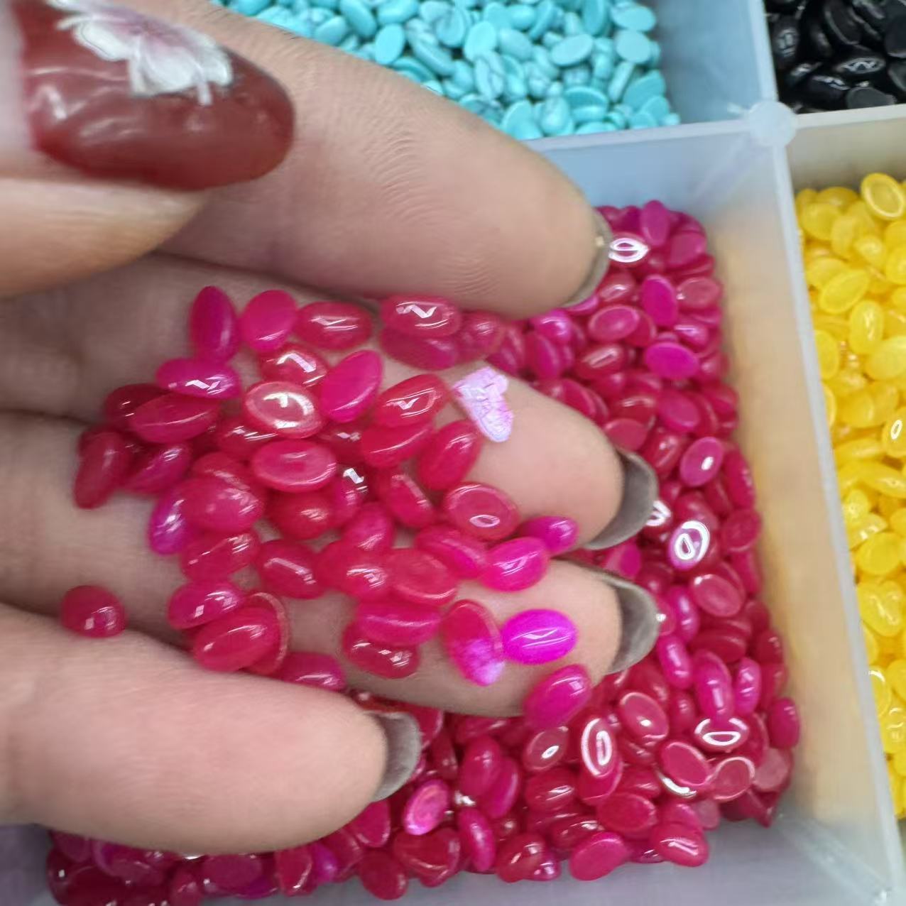 31:Rose ruby ​​4*6mm