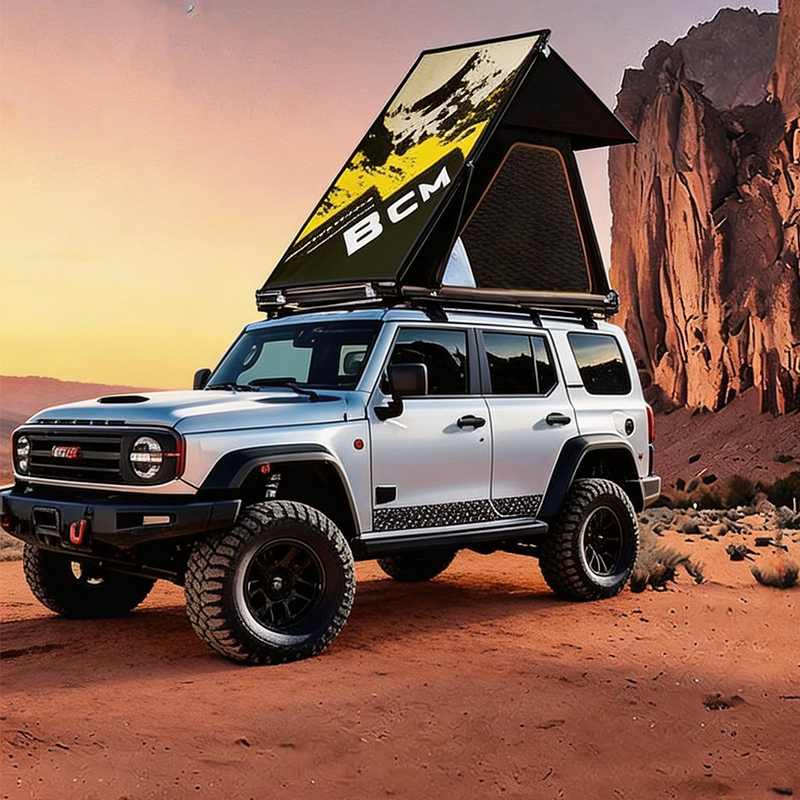 Ultra-thin color picture 8cm roof tent