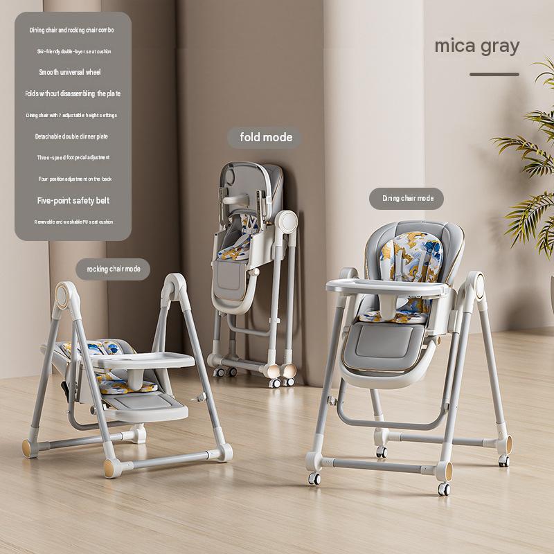 Mica gray with seat cushion and caster