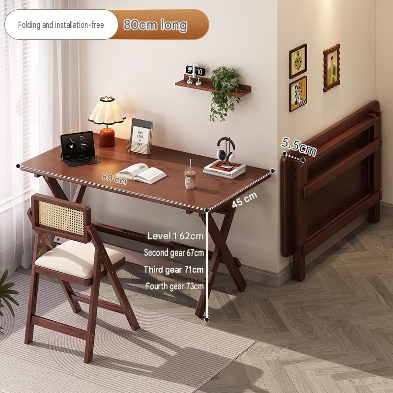 [black walnut color] 80cm wall style