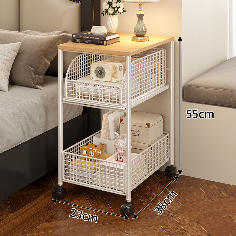 White/wood color plate 23*38*55 (with wheels)