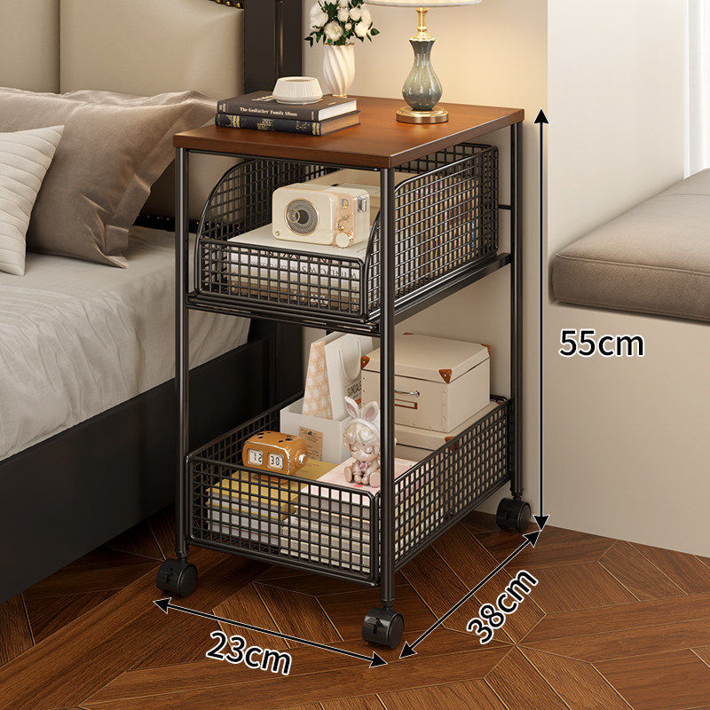 Black/walnut color plate 23*38*55 (with wheels)