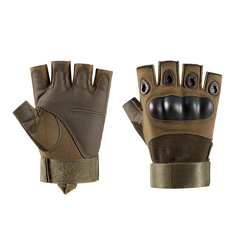 half finger Army Green