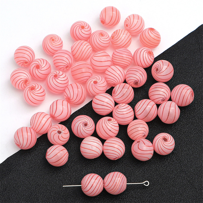 26:14mm striped pink color 1 piece