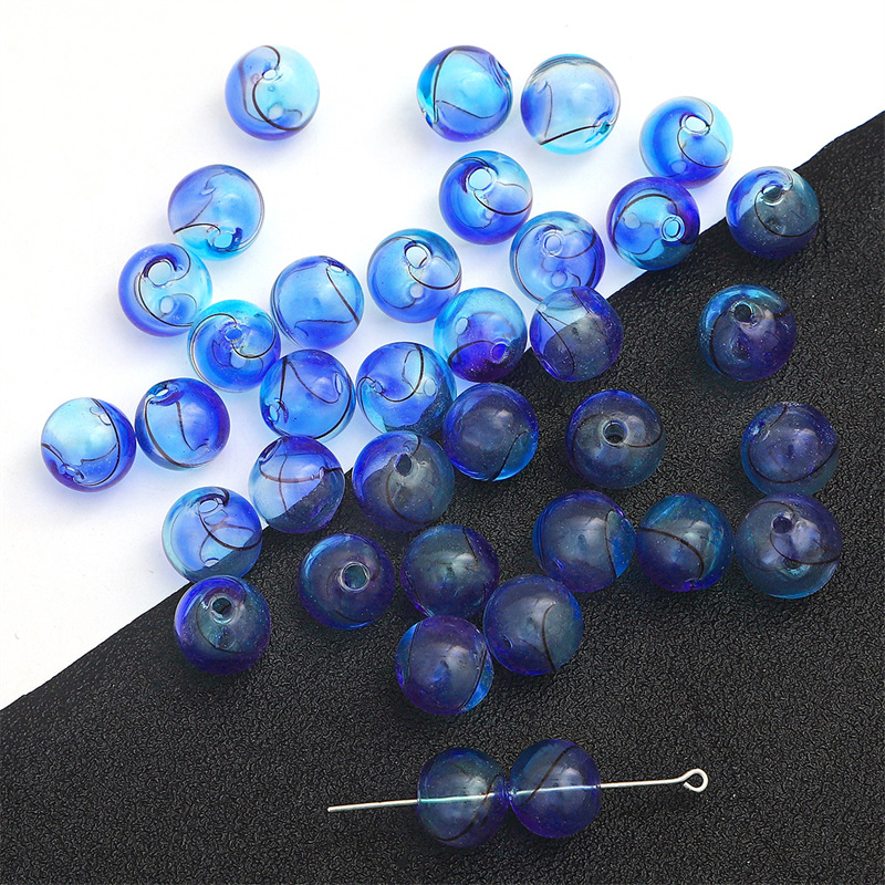 27:14mm striped dark blue 1 piece