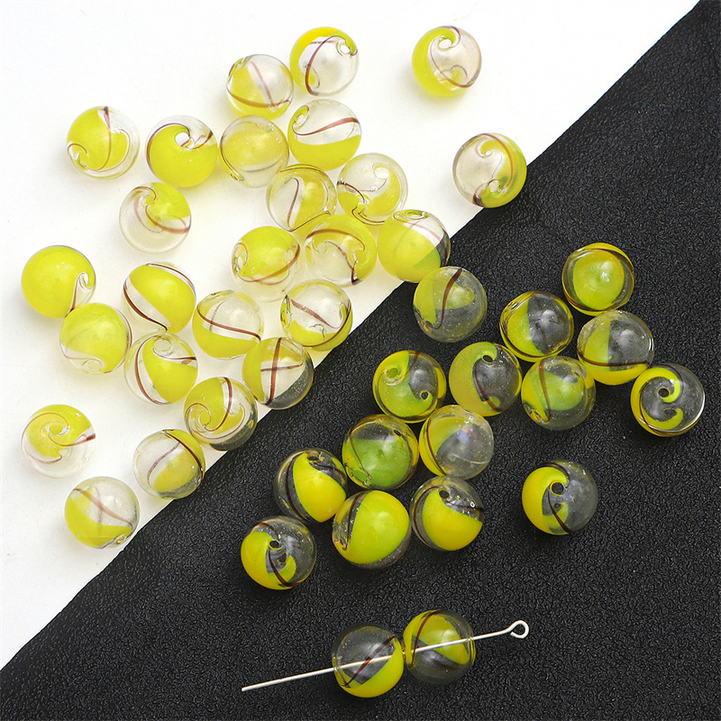 30:14mm striped yellow 1 piece