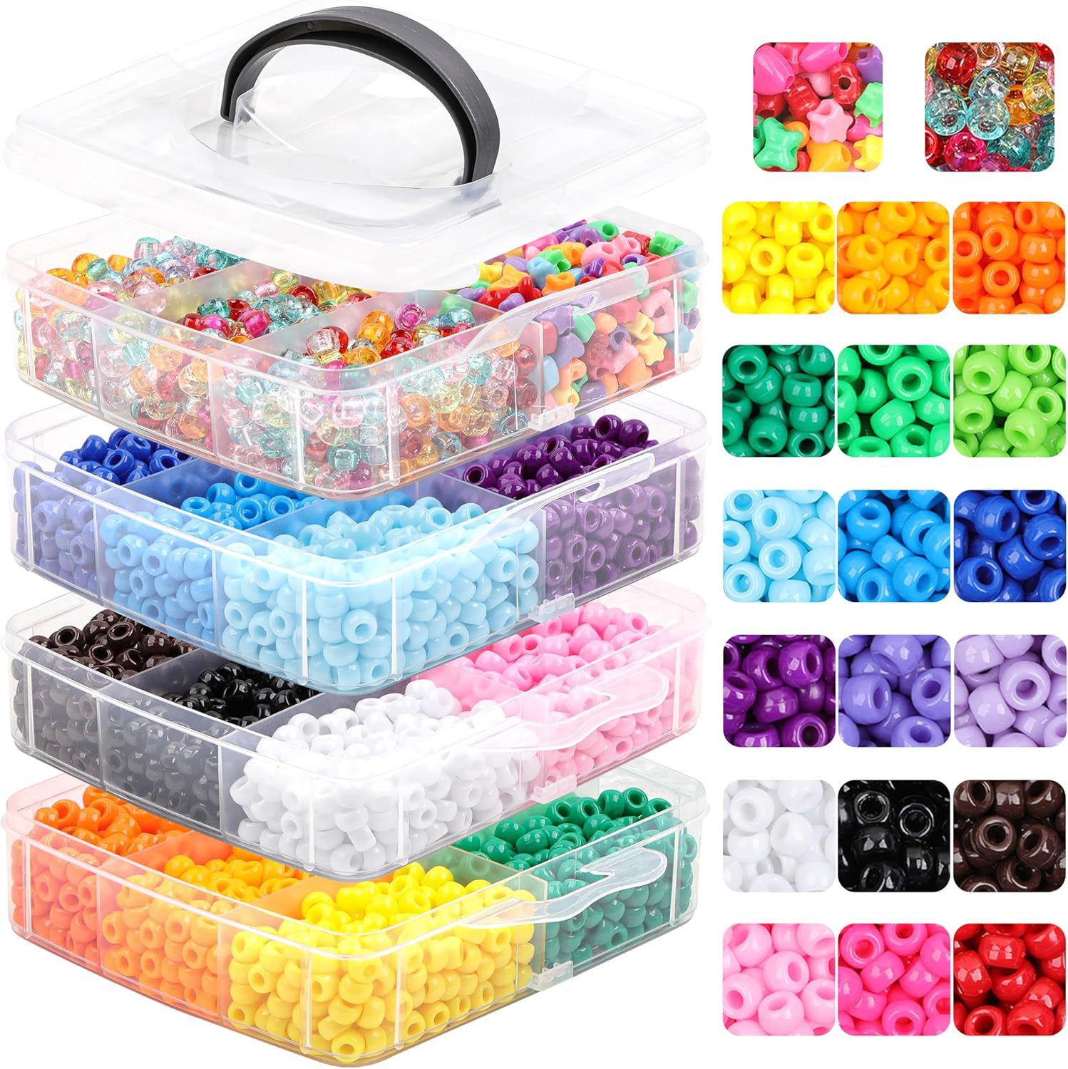 1:Four-layer barrel bead set box