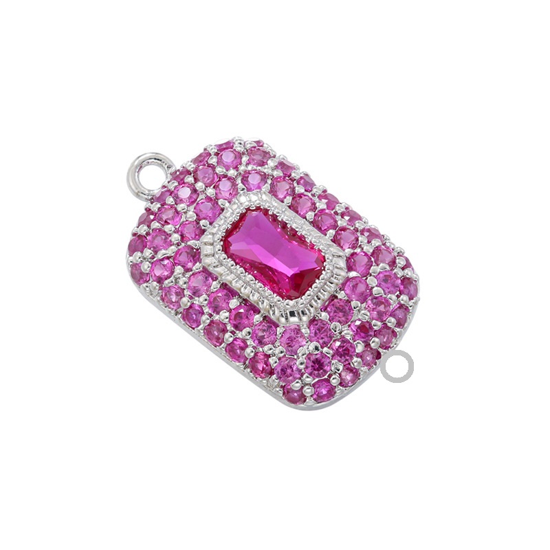 White Gold Rose Red Diamond
