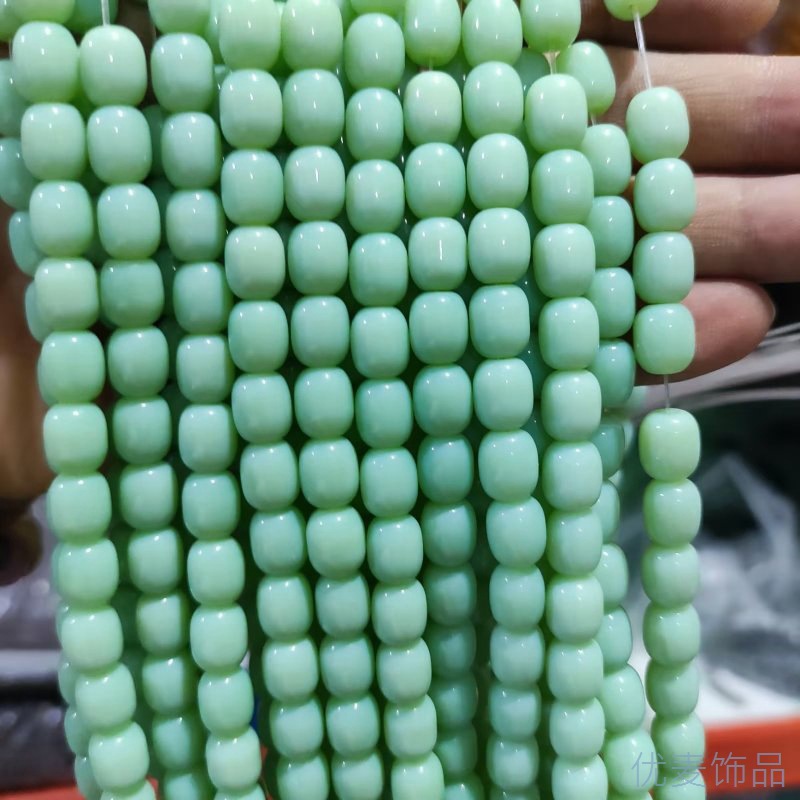 Fruit green jade 40pcs/strand