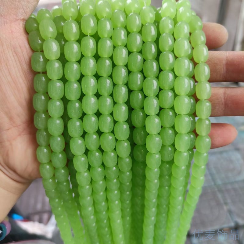 Green jade 40pcs/strand