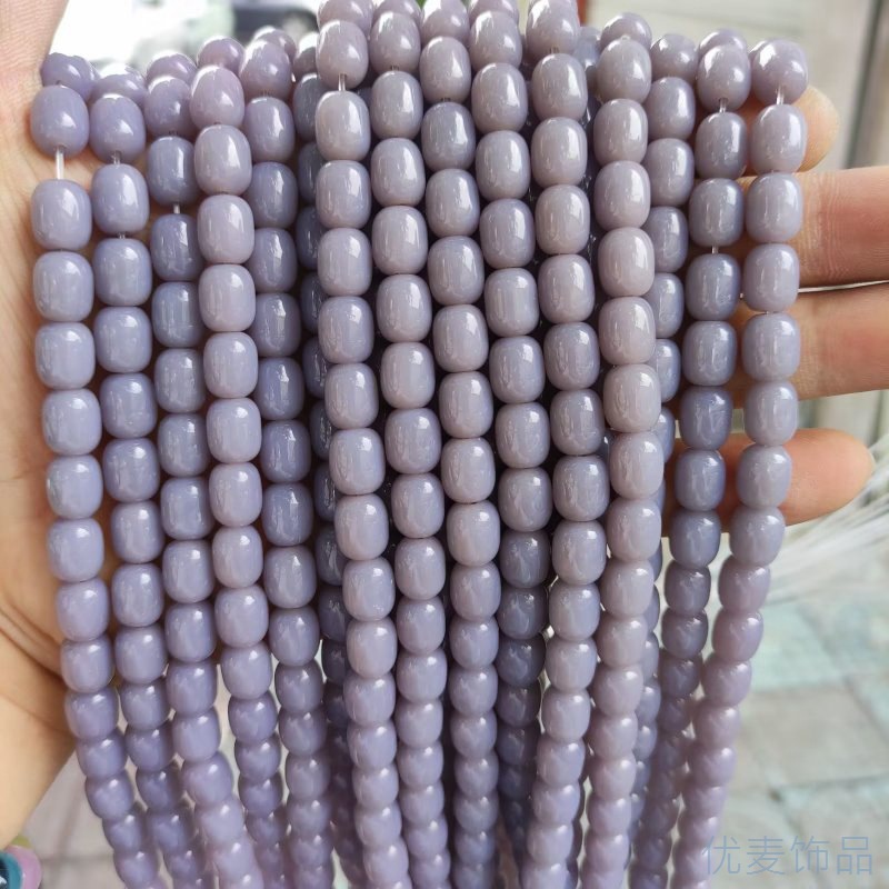 Gray porcelain 40pcs/strand